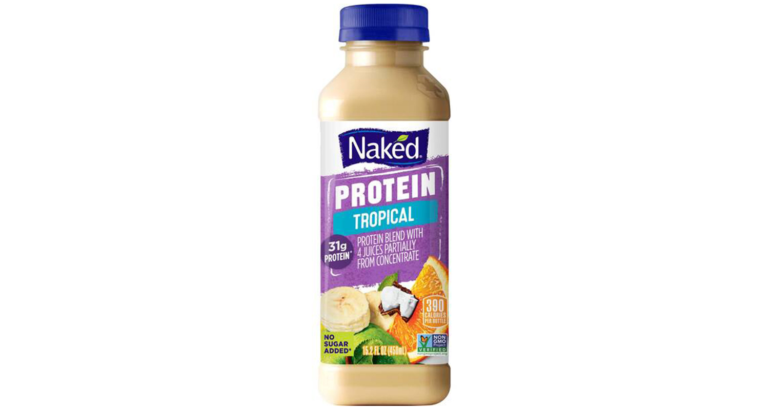 PepsiCo社のブランド、Nakedのプロテインジュース