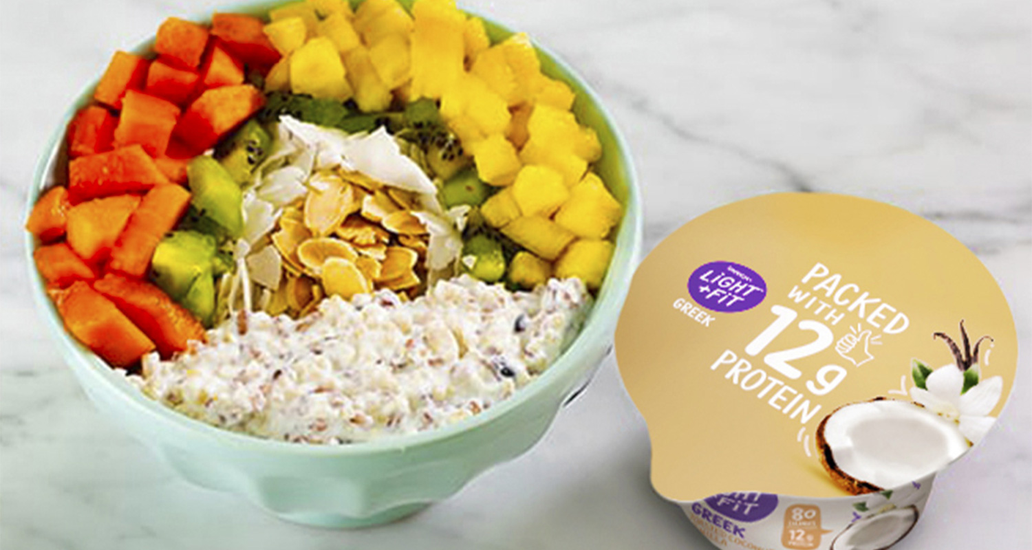 Danone社のヨーグルト、Light&Fit