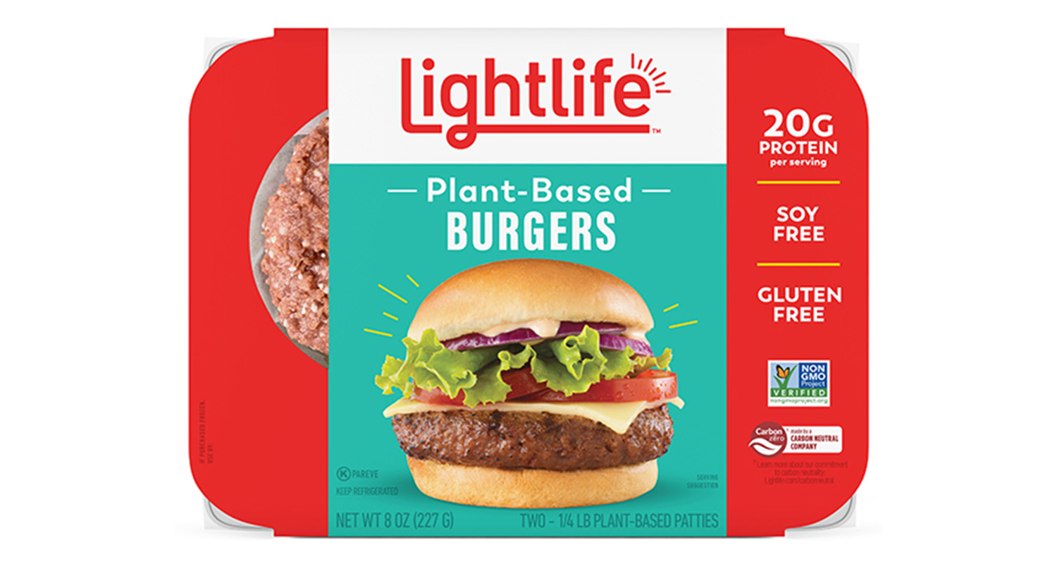 Lightlife社のハンバーガーパティ、Plant-Based Burgers