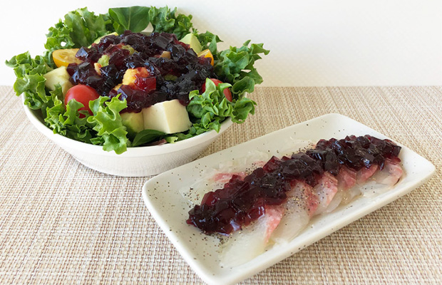 カシス風味のジュレドレッシング(株式会社メニコン 様)
