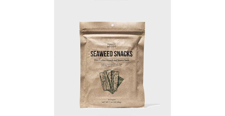 Public Goods社の”Seaweed Snacks”