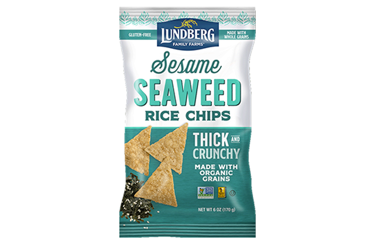 Lindberg Family Farms社の”Sesame Seaweed Rice Chips”