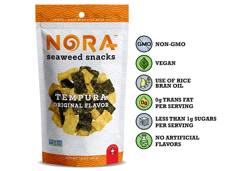Nora Seaweed Snacks社の”Seaweed Snack - Tempura Spicy Flavor”