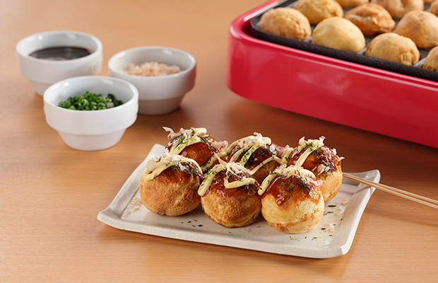 ホエイプロテイン入りたこ焼きミックス(アメリカ乳製品輸出協会 様)