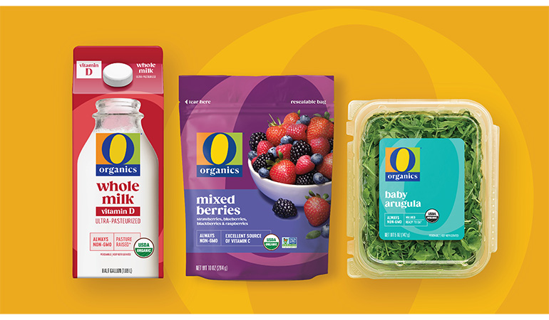 AlbertsonsのO Organicsブランド製品