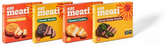 Meati Foods社の菌糸体肉代替製品4種類の画像