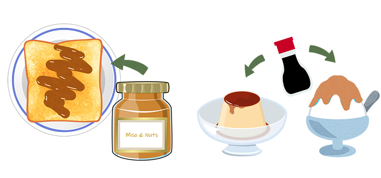 食品のアレンジ