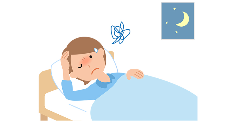 睡眠不足のイメージ
