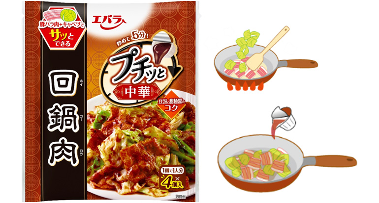 エバラ食品工業「プチッと中華」