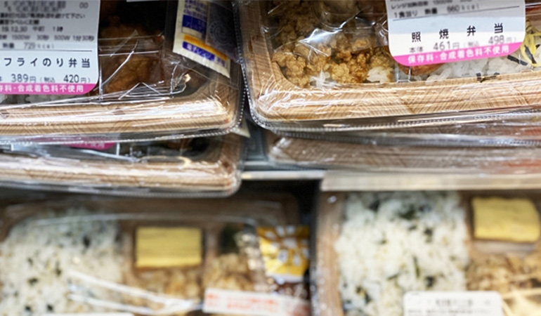 多種多様なコンビニ弁当