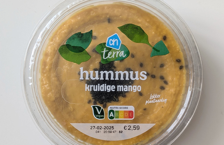 スパイシーマンゴー味のフムス